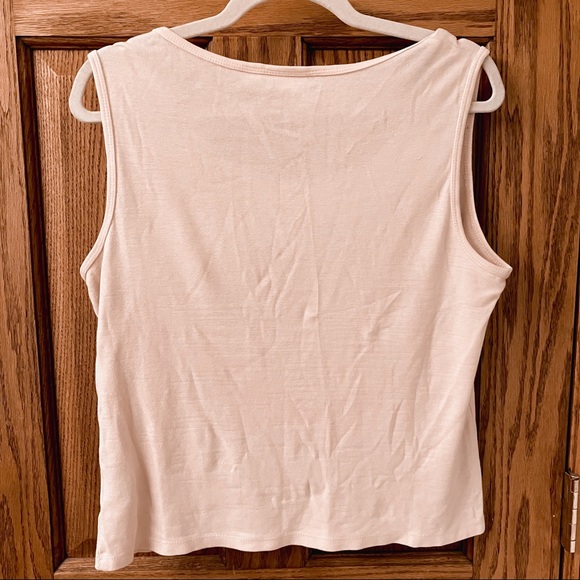 SONOMA life+style petite stretch light pink tank top size PM - Picture 5 of 6